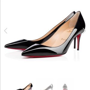 Christian Louboutin classic patent leather pump size 40 (worn once)